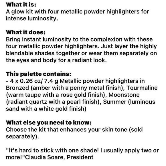 Anastasia Beverly Hills Glow Kit - Bronzed, Summer, Tourmaline, Moonstone - Picture 6 of 6